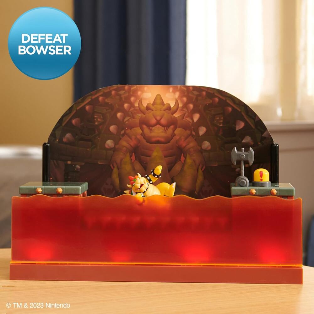 Super Mario Bros Deluxe Bowser Battle Lights and Sound NWT - Picture 5 of 8